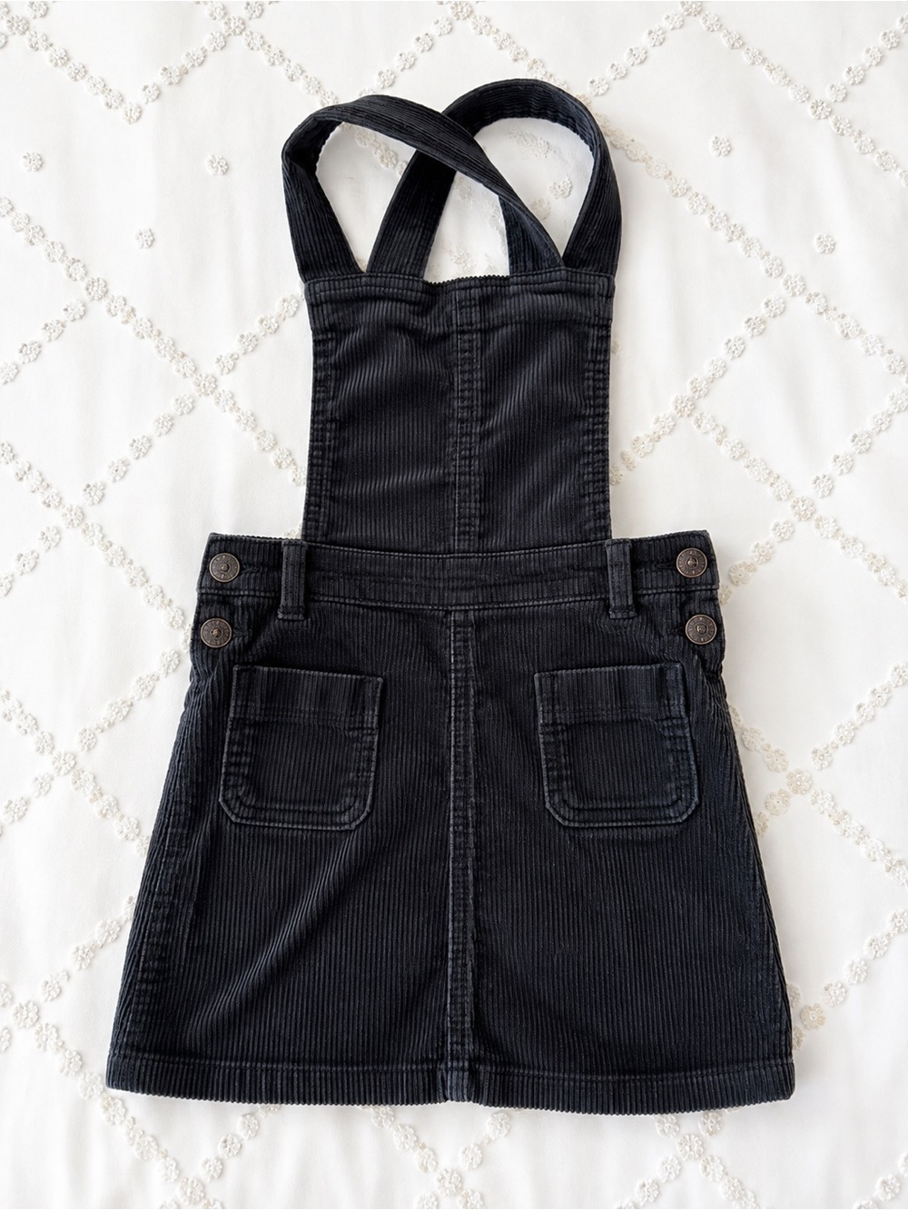 Bonpoint dark grey Corduroy overalls